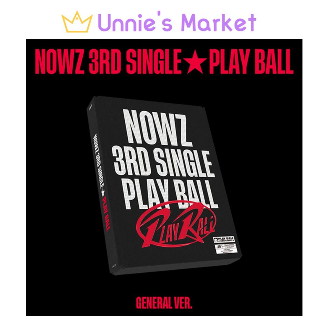 NOWZ [Play Ball] 3rd Single Album (GENERAL VER.) + Free Gift