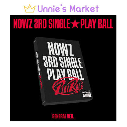 NOWZ [Play Ball] 3rd Single Album (GENERAL VER.) + Free Gift