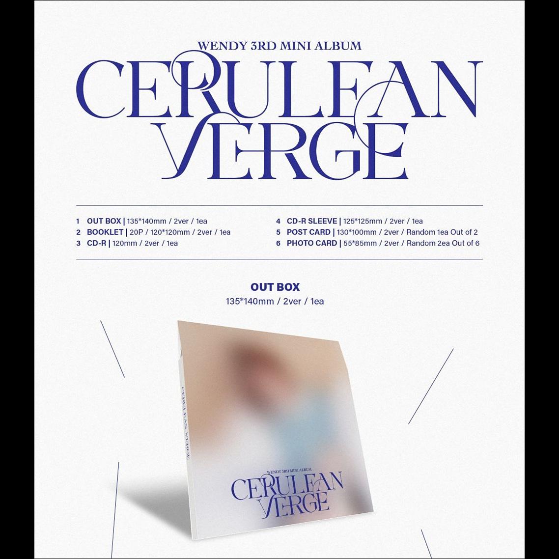 WENDY (Red Velvet) - Cerulean Verge Digipack Ver.