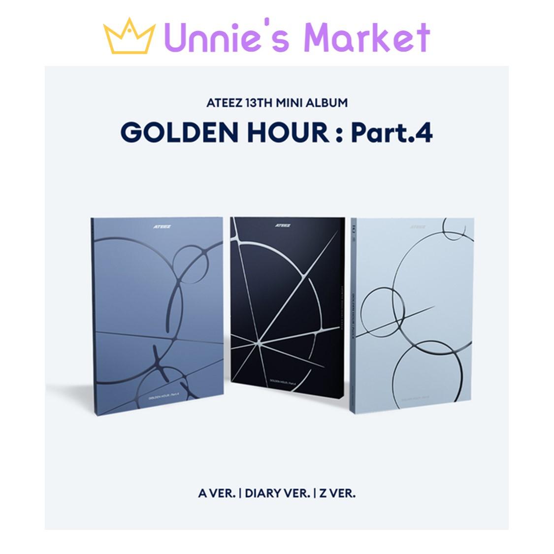 ATEEZ - GOLDEN HOUR  Part.4 (A Ver / Diary Ver / Z Ver)