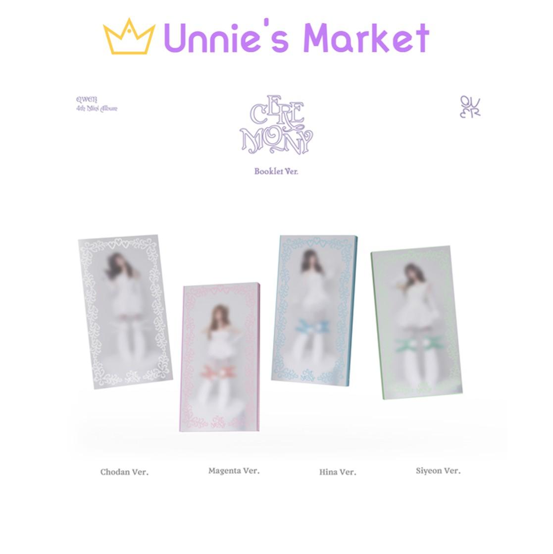 QWER [CEREMONY] Booklet Ver. / 4th Mini Album + Free Gift