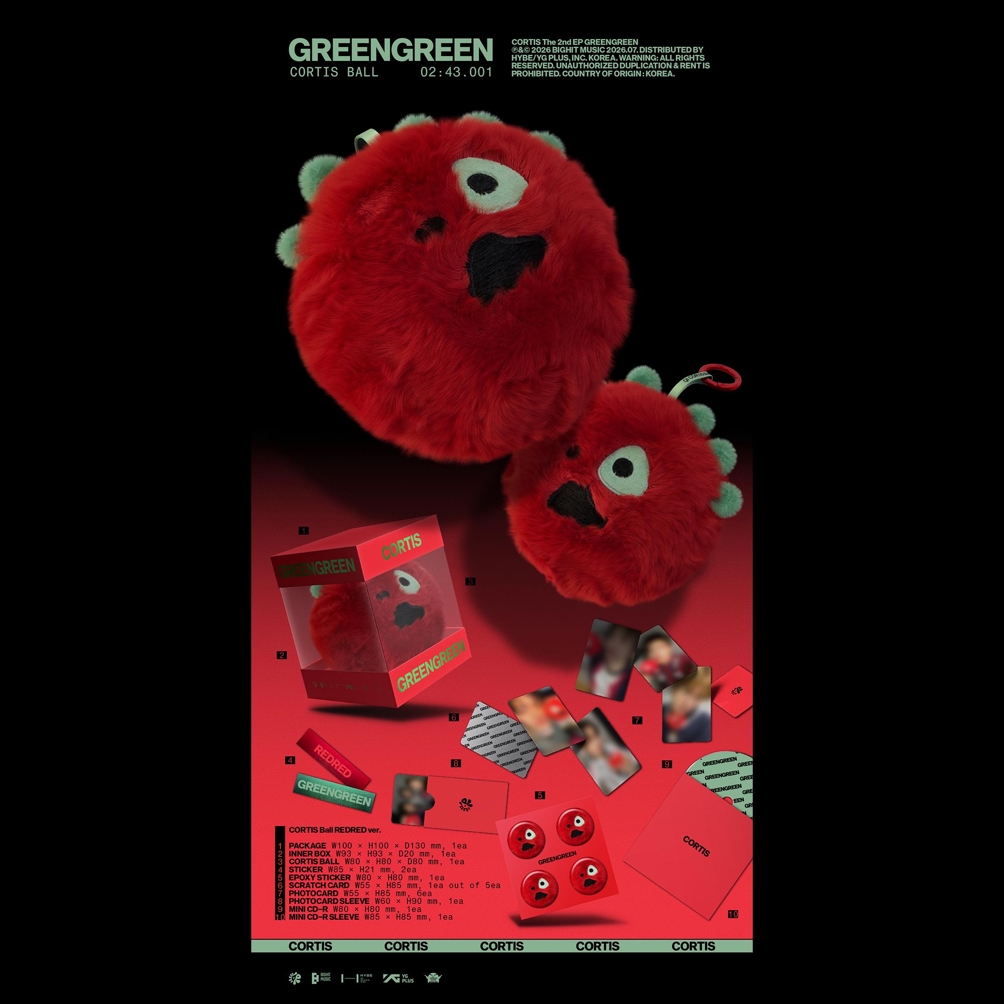 [Pre-order] CORTIS The 2nd EP [GREENGREEN] (CORTIS Ball ver.) + Free Gift