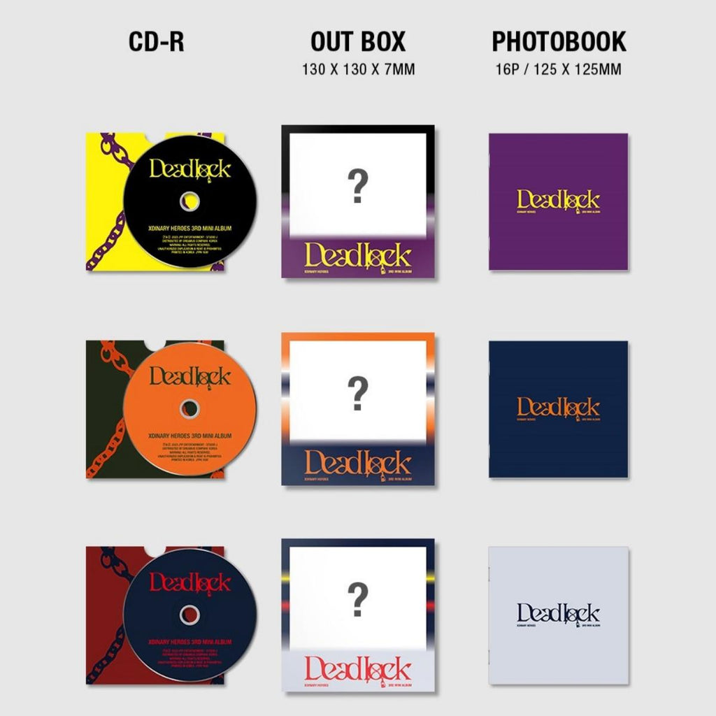 Xdinary Heroes - Deadlock Compact Ver. / 3rd Mini Album