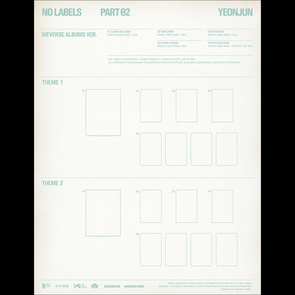 YEONJUN (TOMORROW X TOGETHER) [NO LABELS: PART 02] Weverse Albums ver. + Free Gift