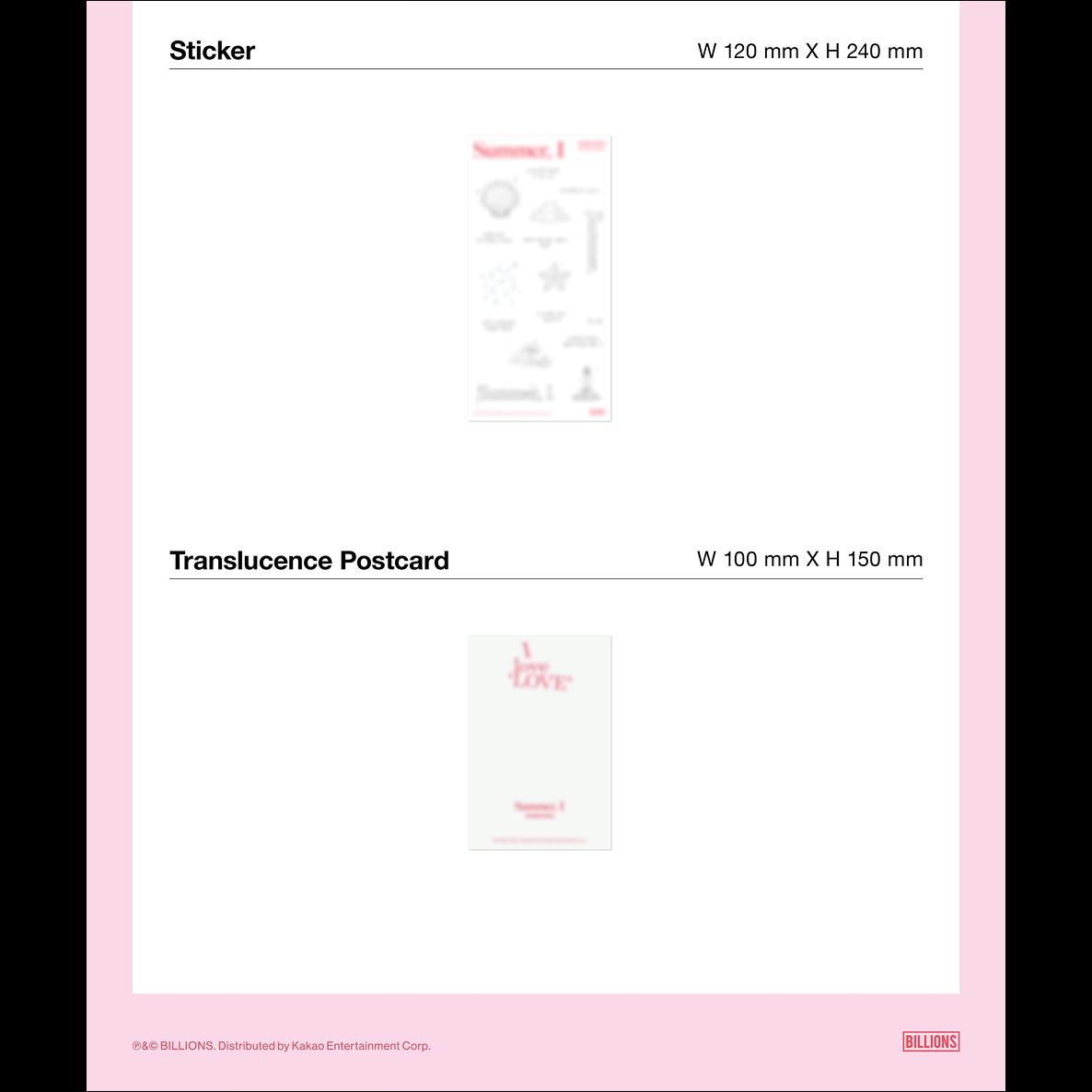 [Pre-order] JEONG EUNJI [SUMMER,_I] 5th Mini Album + Free Gift