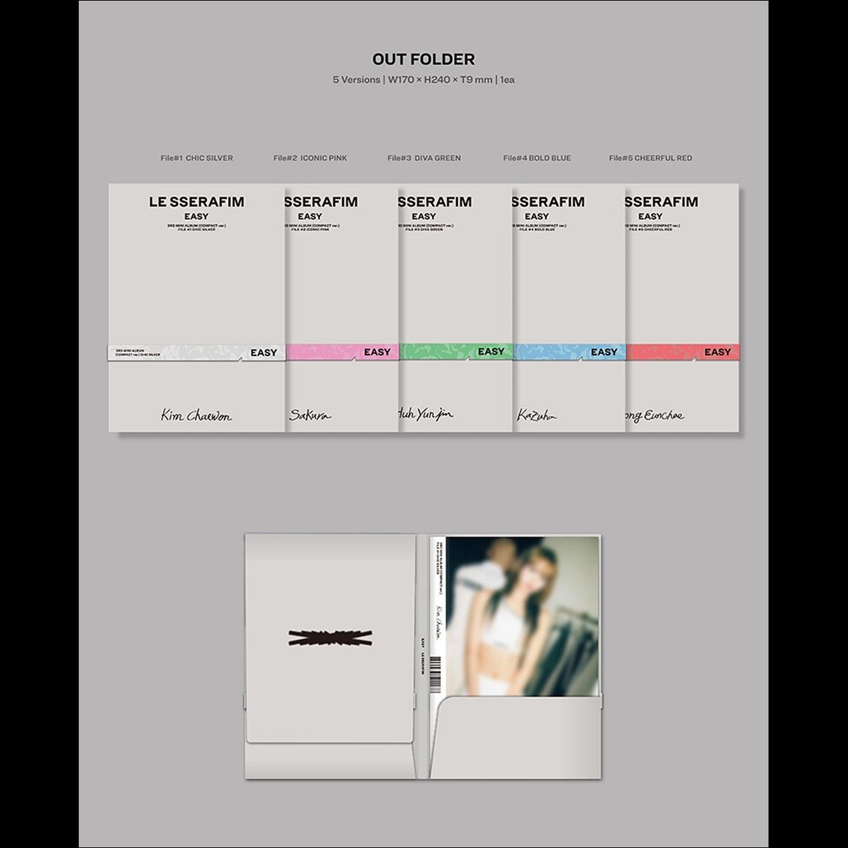 [NO POB/Member] LE SSERAFIM [EASY] Compact Ver.