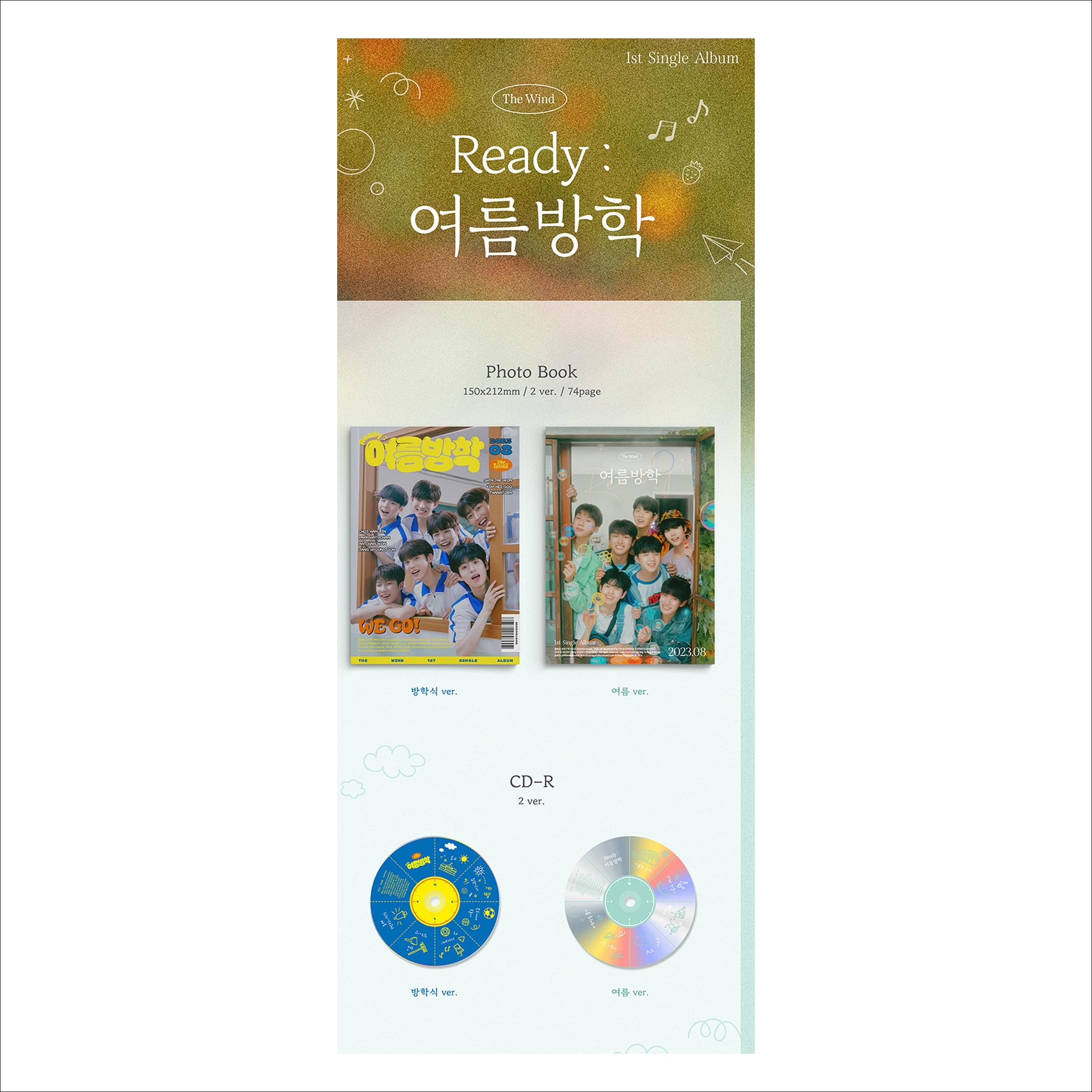 THE WIND - Ready Summer Vacation / 1st Single Album