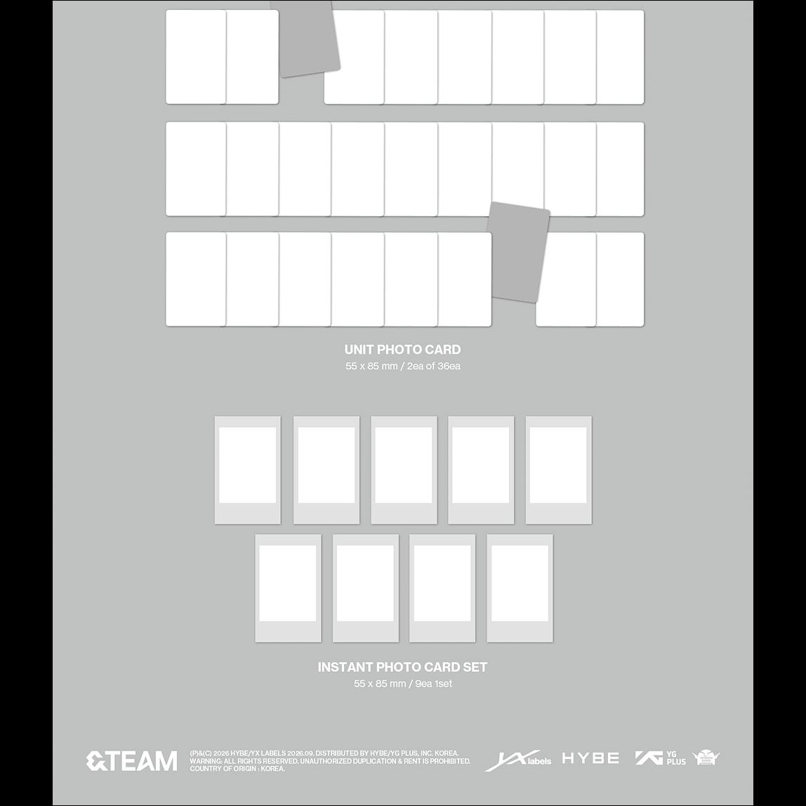 [Pre-order] &TEAM [Mark on Me] Mini CD-R ver. / KR 2nd Mini Album + Free Gift