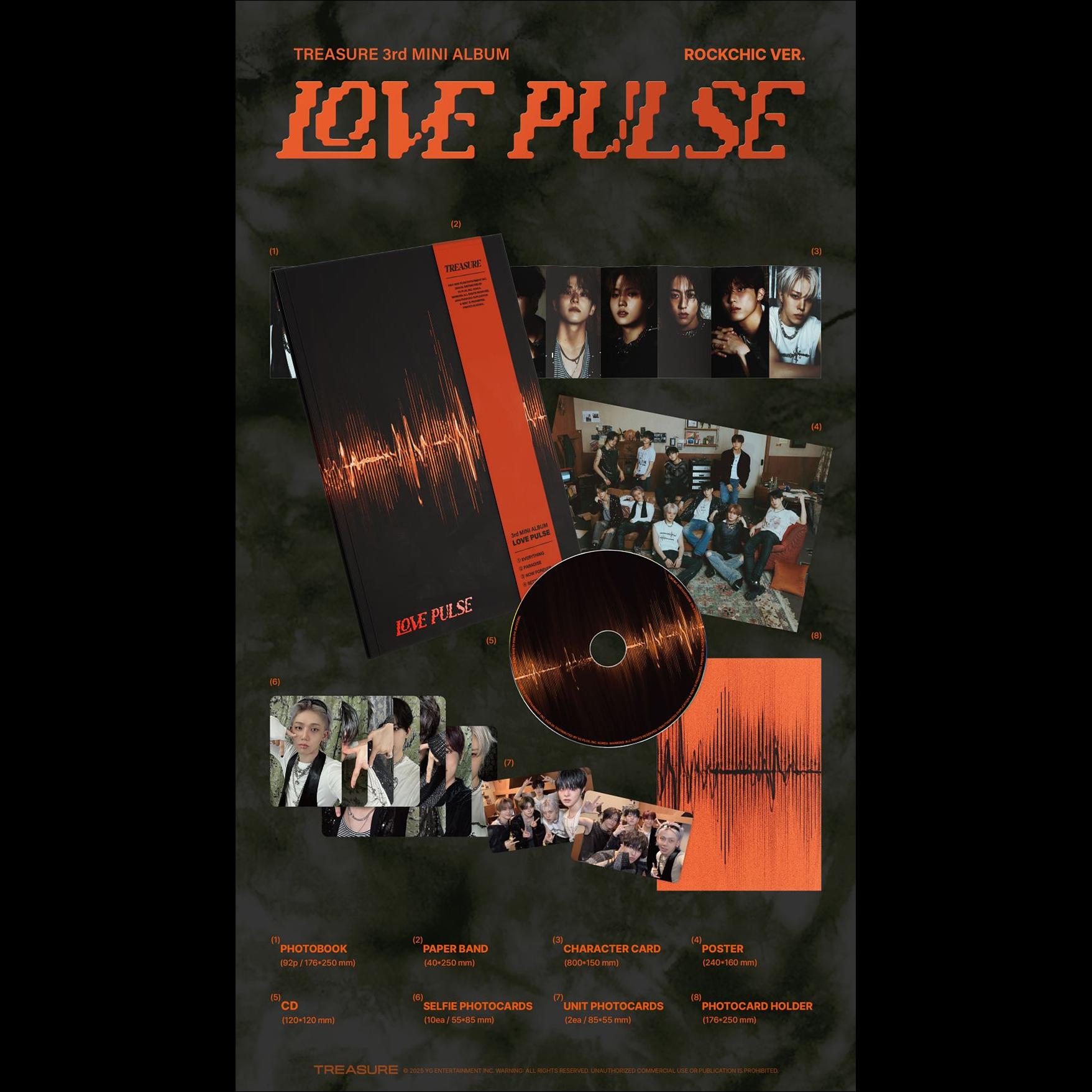 TREASURE [LOVE PULSE] (METAL / STREET / ROCKCHIC Ver.)
