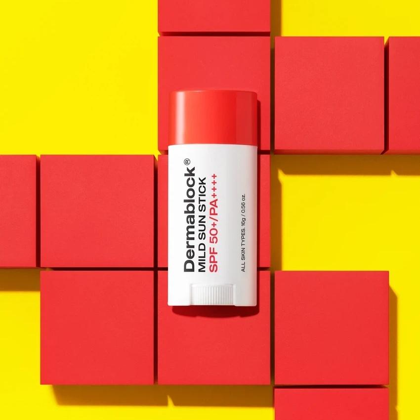 [Dermablock] Mild Sun Stick - SPF50+ PA++++ Sensitive Skin Soothing Sunscreen by Cell Fusion C, 16g | Olive's K-beauty