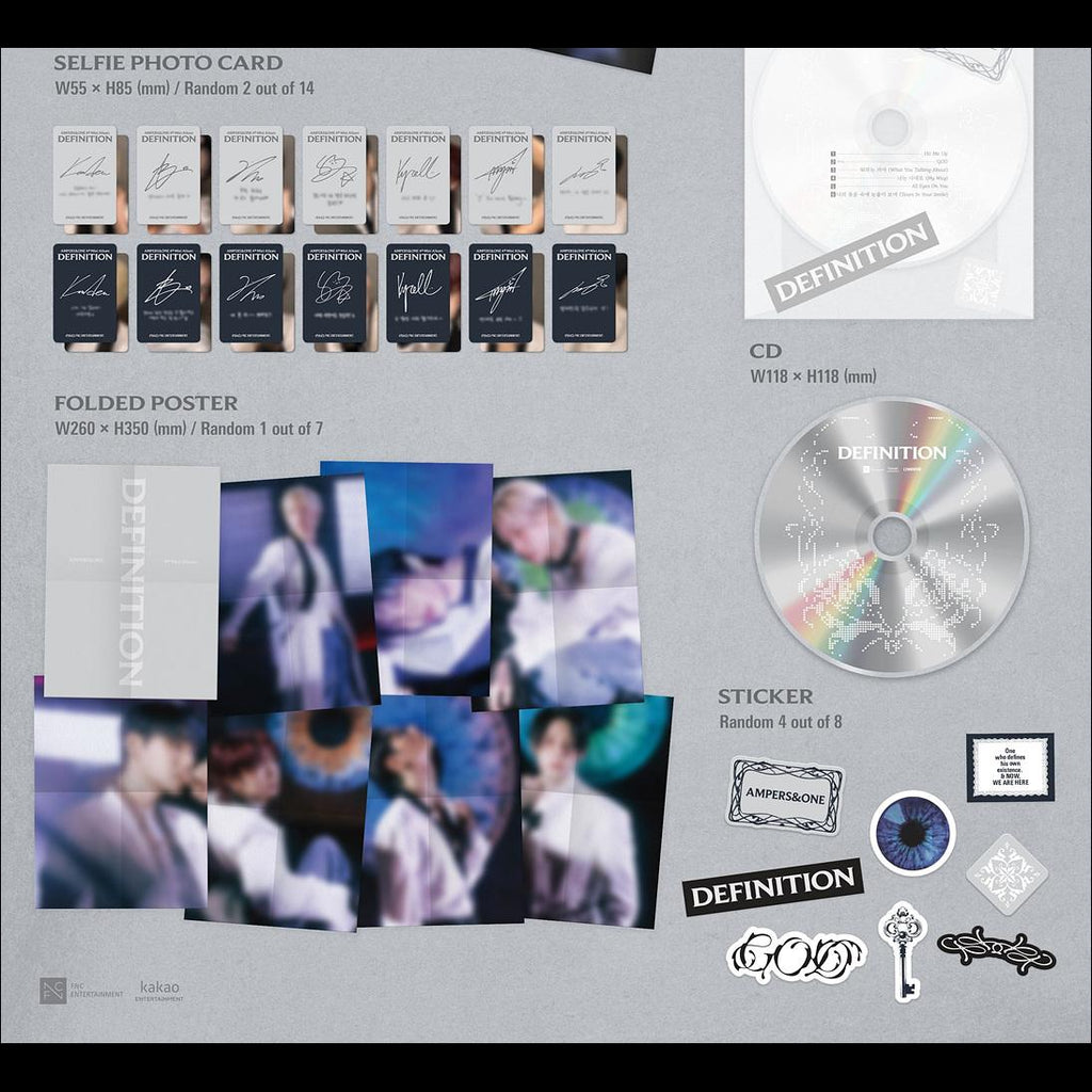 AMPERS&ONE [DEFINITION] ARE Ver. / 4th Mini Album + free gift