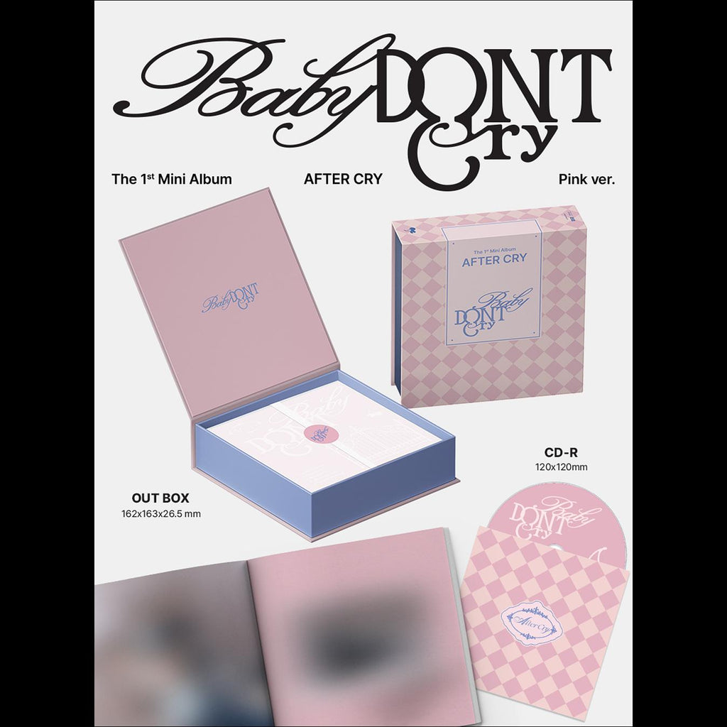 Baby DONT Cry [AFTER CRY] The 1st Mini Album (Pink ver. / Red ver.) + Free Gift