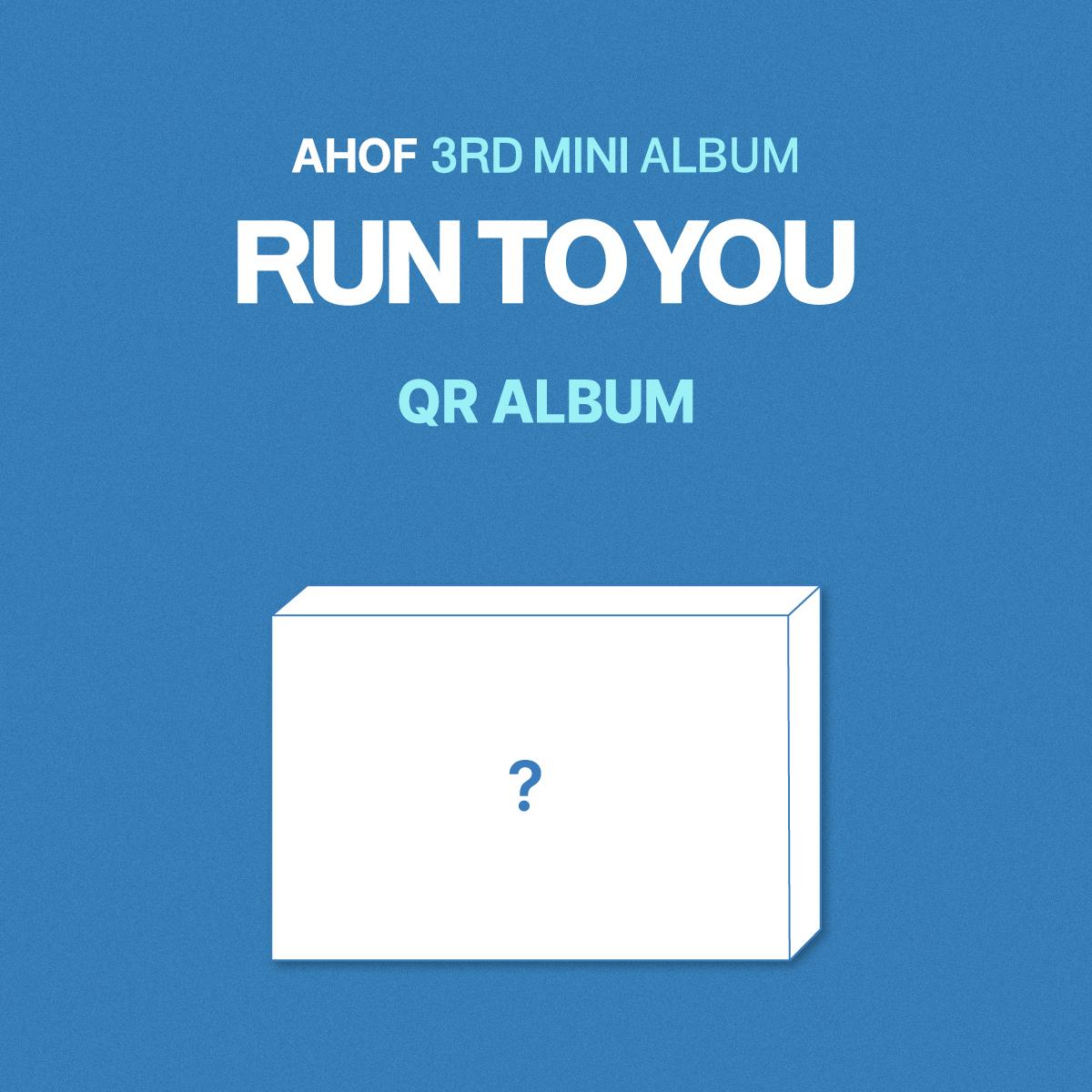 AHOF [RUN TO YOU] QR Album Ver. / 3rd Mini Album + Free Gift