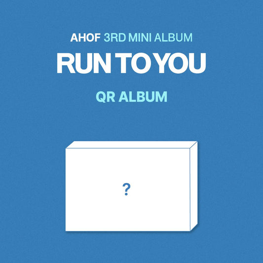AHOF [RUN TO YOU] QR Album Ver. / 3rd Mini Album + Free Gift