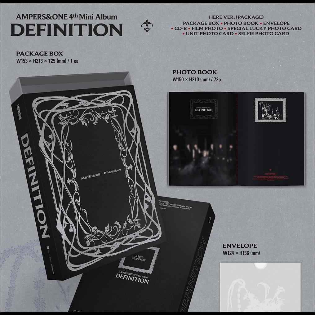 AMPERS&ONE [DEFINITION] HERE Ver. / 4th Mini Album + free gift