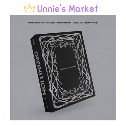 AMPERS&ONE [DEFINITION] HERE Ver. / 4th Mini Album + free gift
