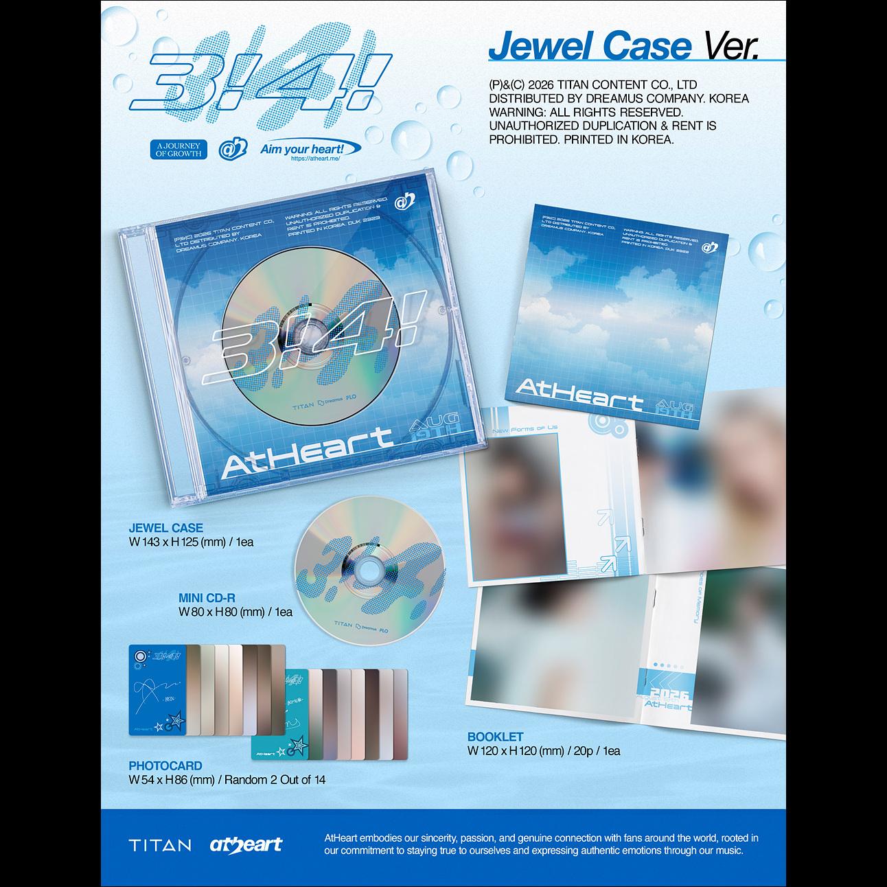 [Pre-order] AtHeart [3!4!] Single Album (Jewel Ver.) + Free Gift