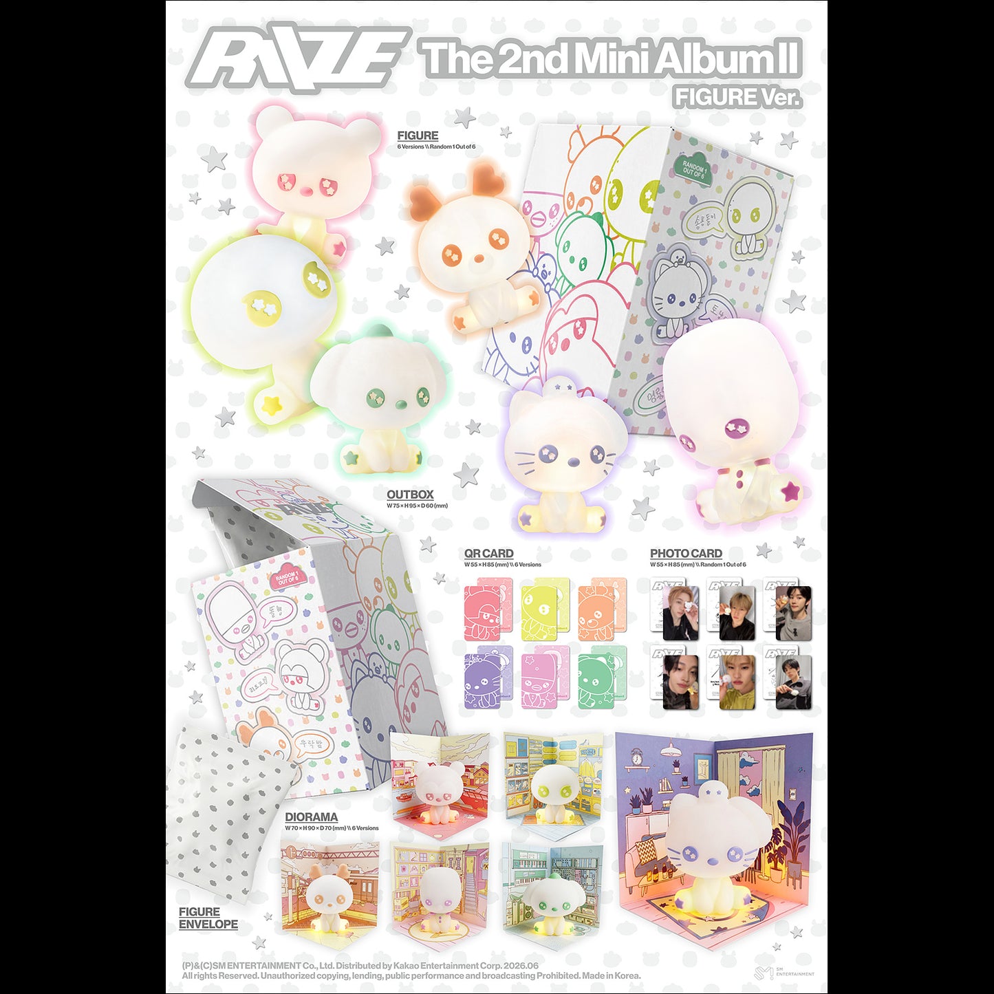 (Figure Ver.) RIIZE [II] 2nd Mini Album / Smart ver. + Free Gift