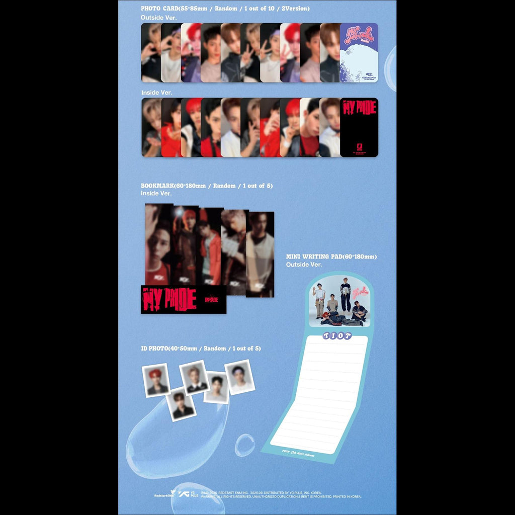 TIOT [MY PRIDE] Photobook ver. / 4rd Mini Album + Free Gift