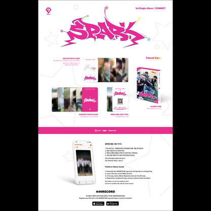 [Pre-order] EMOTIM CONNECT (Casual Ver. / CONNECT School Ver.) 1st Single Album + Free Gift