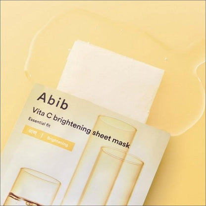 Abib Mild Acidic pH Sheet Mask Vita C Essential Fit – 10 Sheets