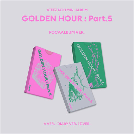 ATEEZ [GOLDEN HOUR : Part.5] POCA Album ver. 14th Mini Album + Free Gift