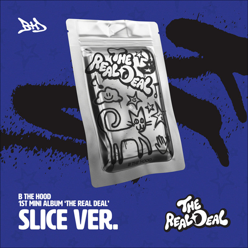 [Pre-order] B THE HOOD - 1st Mini Album [THE REAL DEAL] (SLICE Ver.) + Free Gift