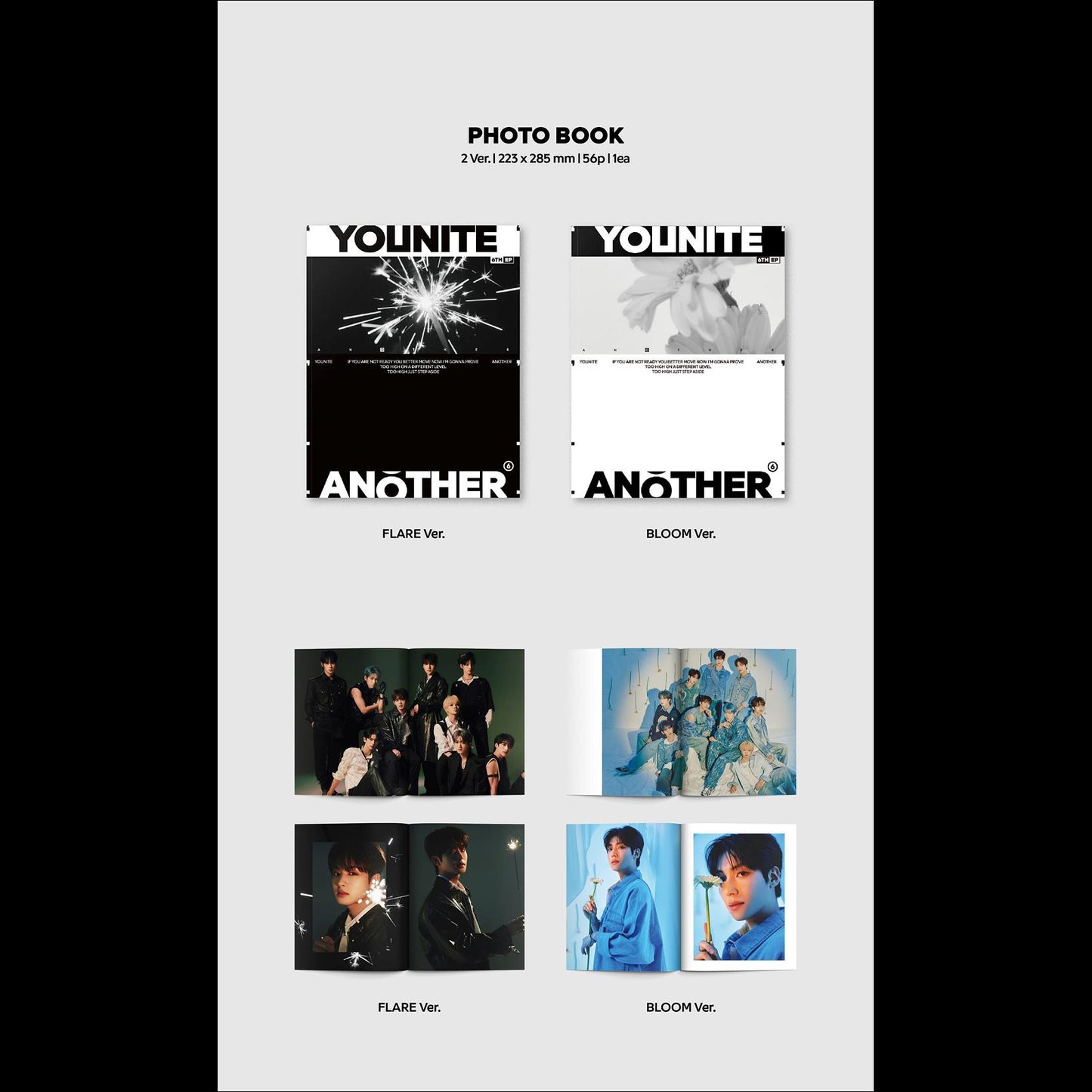 YOUNITE - ANOTHER 6th EP Album (FLARE Ver. / BLOOM Ver.)