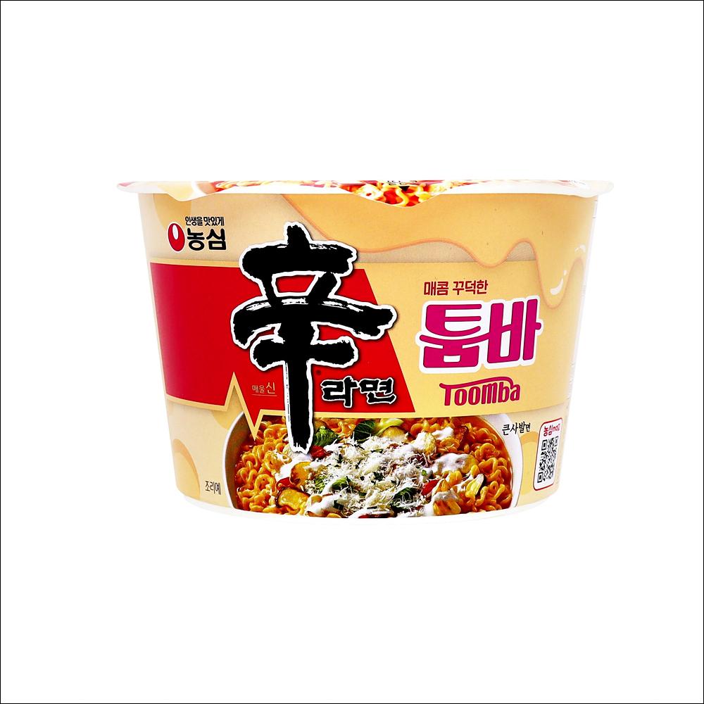 Nongshim Shin Ramyun Toomba (Creamy & Spicy) 113g x 3 Cups (Bulk Pack)