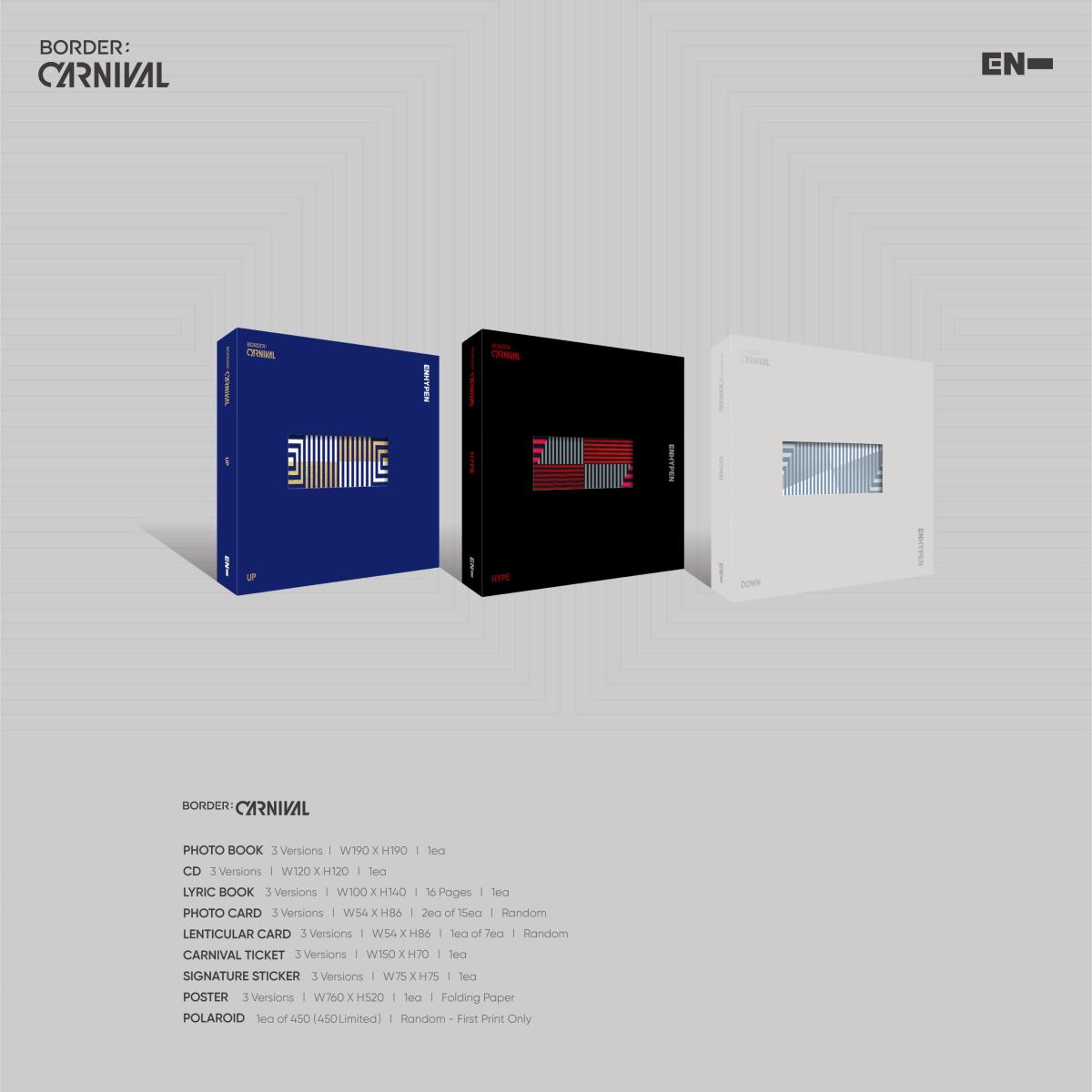 ENHYPEN - BORDER : CARNIVAL (Random)
