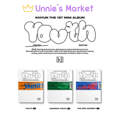MONSTA X KIHYUN - YOUTH 1st Mini Album