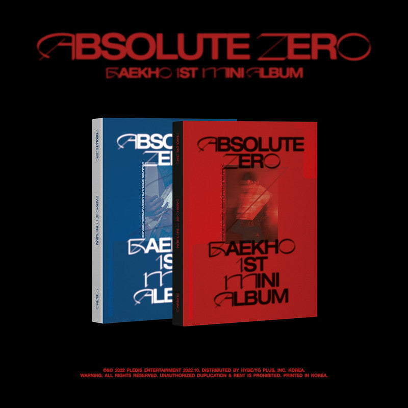 BAEKHO [Absolute Zero] 1st Mini Album
