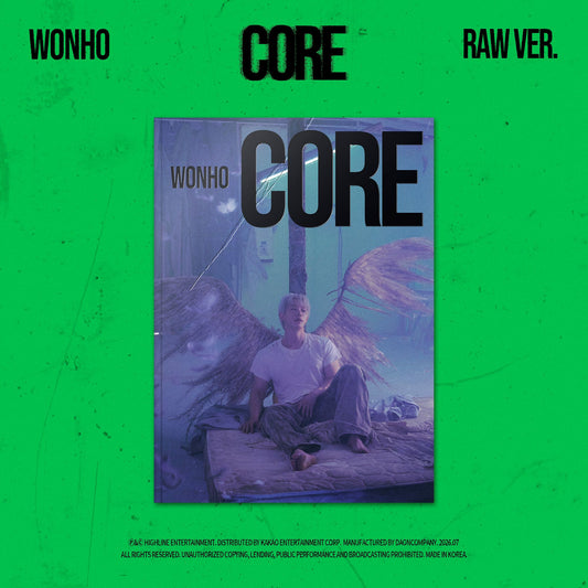 WONHO [CORE] Raw ver. EP Album + Free Gift