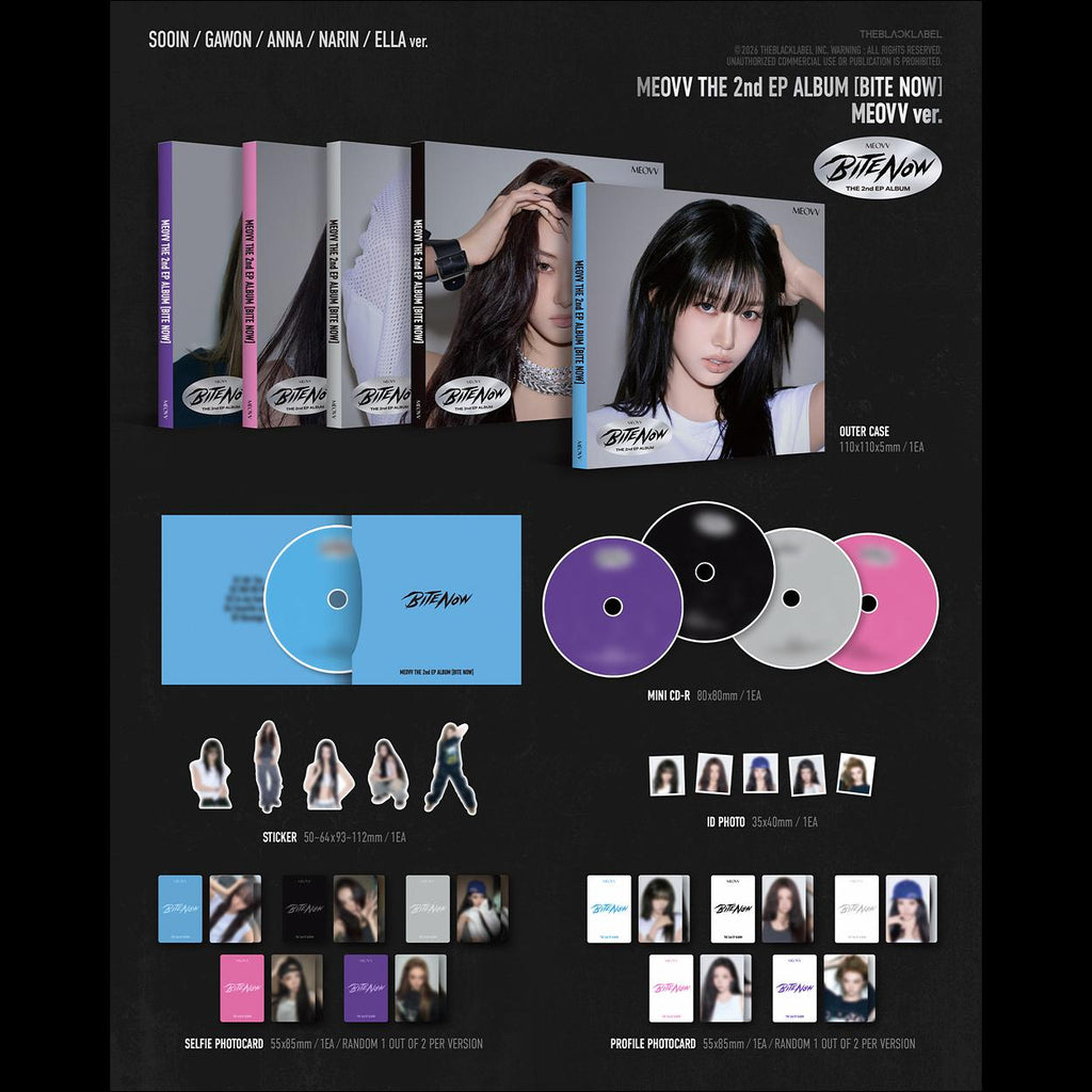 MEOVV [BITE NOW] MEOVV ver. / The 2nd EP Album + Free Gift