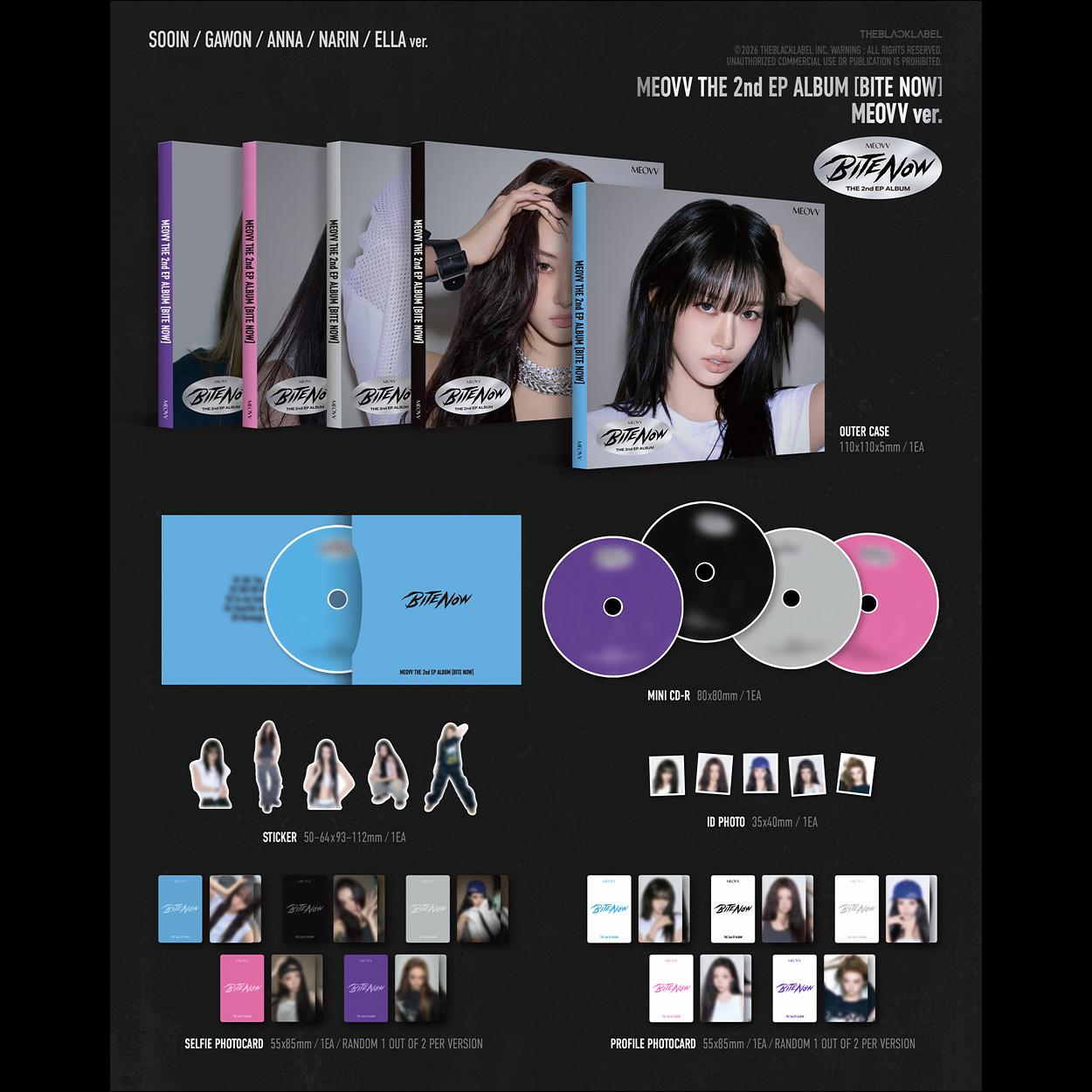MEOVV [BITE NOW] MEOVV ver. / The 2nd EP Album + Free Gift