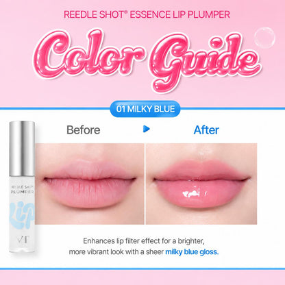 [VT] Reedle Shot Essence Lip Plumper 4ml (3 Types) | Micro-Stimulation Volumizing Lip Gloss, K-Beauty