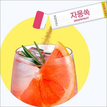 TEAZEN Grapefruit Sok Powder Tea, 5g, 30 packets