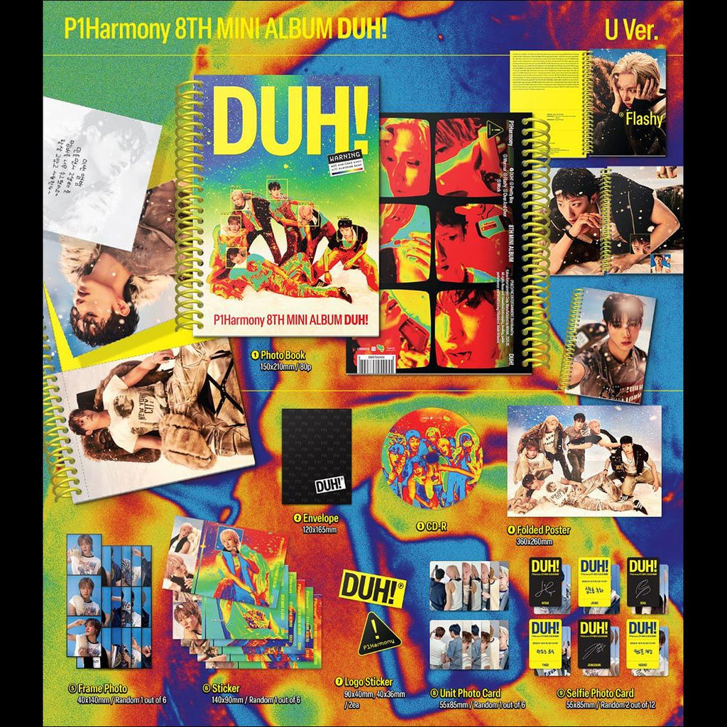 P1Harmony 8th Mini Album DUH! (CD)