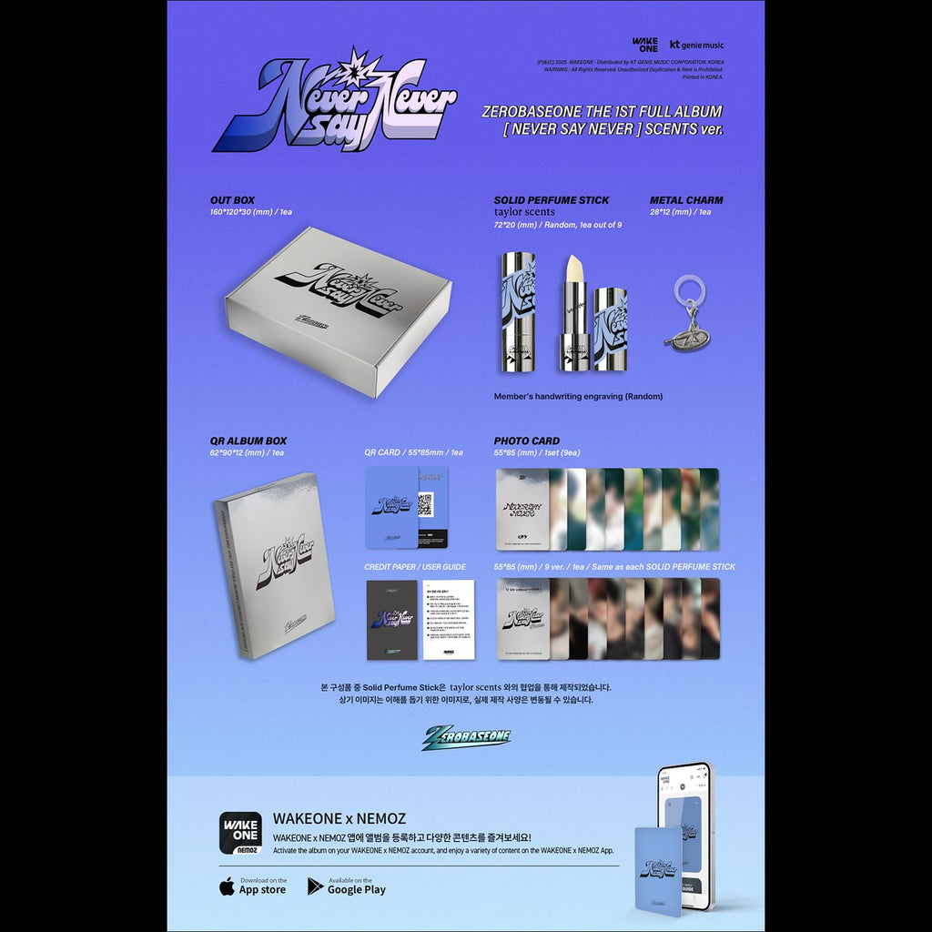 ZEROBASEONE [NEVER SAY NEVER]_SCENTS Ver.(LIMITED)