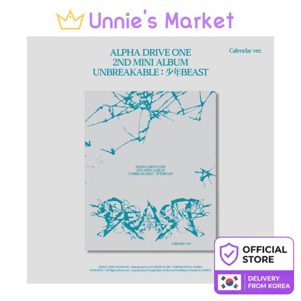 [Pre-order] ALPHA DRIVE ONE [UNBREAKABLE] BEAST_Calendar Ver. + Free Gift