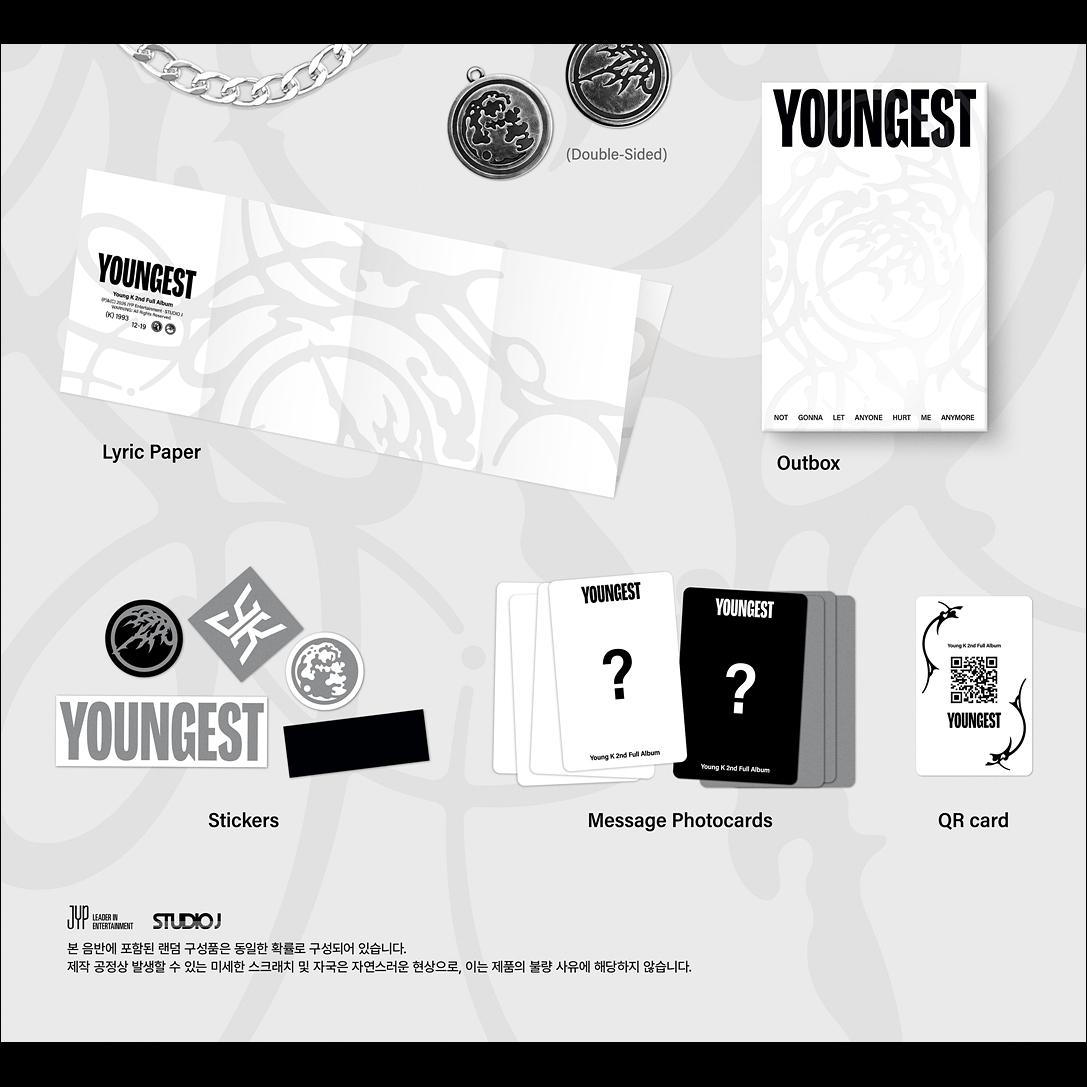 [Pre-order] Young K (DAY6) YOUNGEST Wallet & Keyring ver. 2nf Full Album + Free Gift