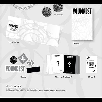 [Pre-order] Young K (DAY6) YOUNGEST Wallet & Keyring ver. 2nf Full Album + Free Gift