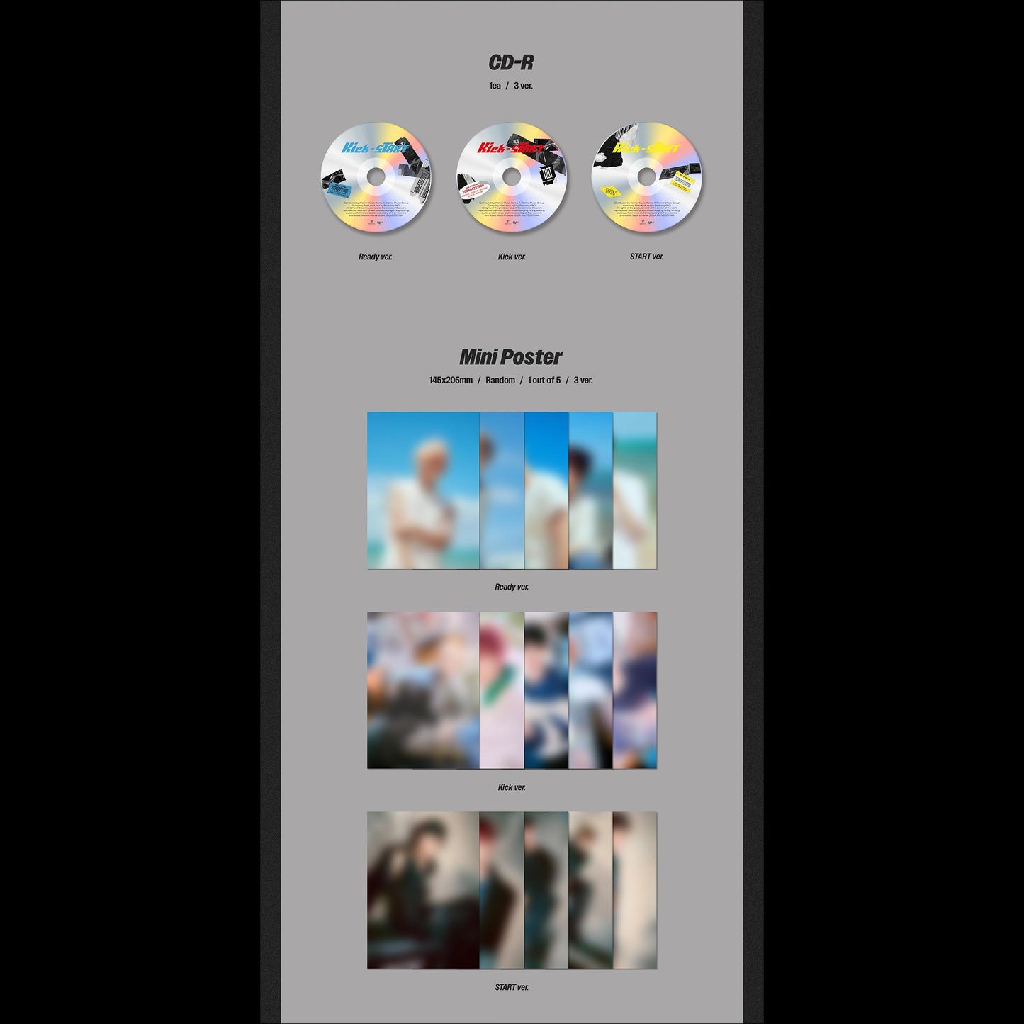 TIOT - Kick-START (Ready ver., Kick ver., START ver.)