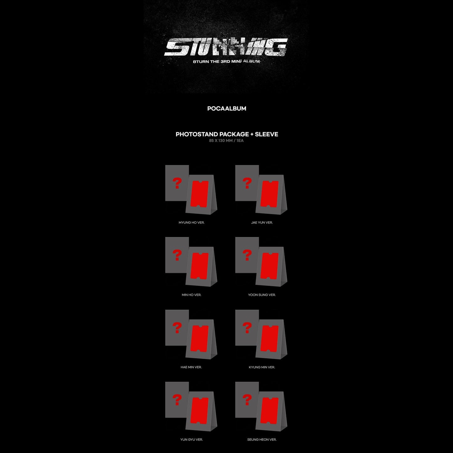8TURN [STUNNING] 3rd Mini Album POCA VER.