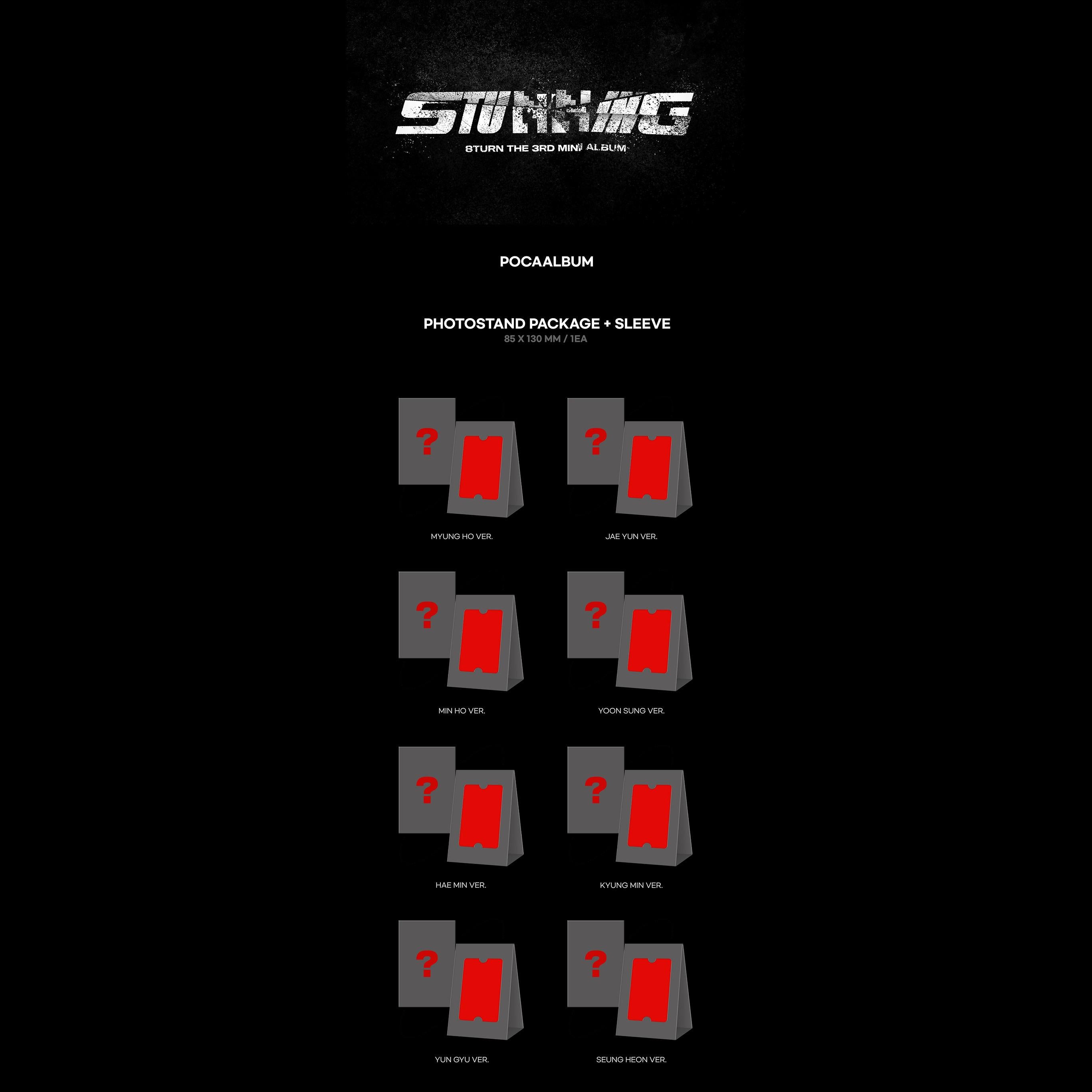 8TURN [STUNNING] 3rd Mini Album POCA VER.