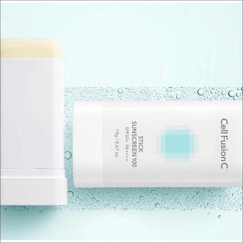 [Cell Fusion C] Stick Sunscreen 100 19g - SPF50+ PA++++, Hypoallergenic & Sensitive Skin Safe, Non-Sticky Sun Stick, K-Beauty Expert Sun Care