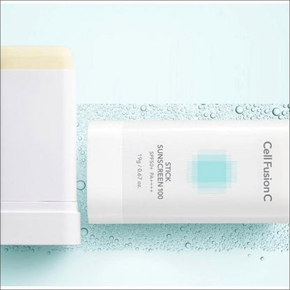 [Cell Fusion C] Stick Sunscreen 100 19g - SPF50+ PA++++, Hypoallergenic & Sensitive Skin Safe, Non-Sticky Sun Stick, K-Beauty Expert Sun Care