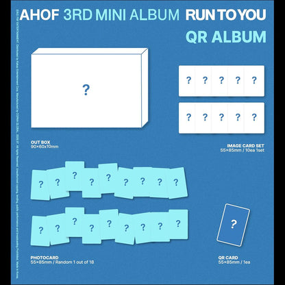 AHOF [RUN TO YOU] QR Album Ver. / 3rd Mini Album + Free Gift