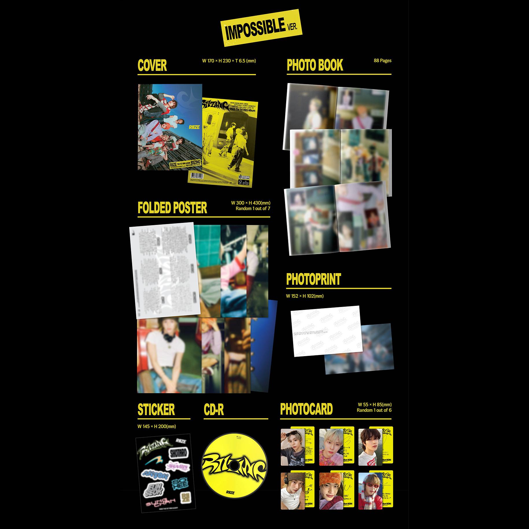 RIIZE - RIIZING Photo Book Ver. / 1st Mini Album
