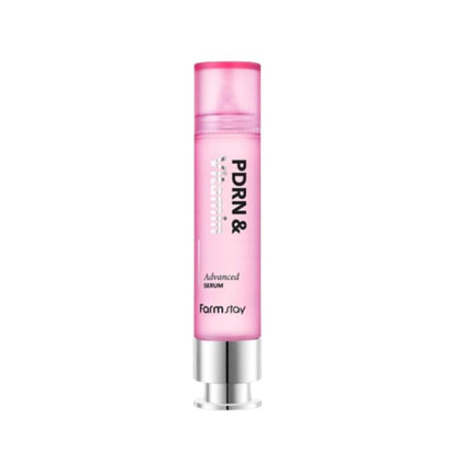 [Farmstay] PDRN & Vitamin Advanced Serum (30ml) | Rejuvenating & Brightening Face Essence, K-Beauty